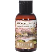 benecosBio Mini Duschgel Sommer-Edition Bio-Kirschblüte & Bio-Matcha - Produktbild