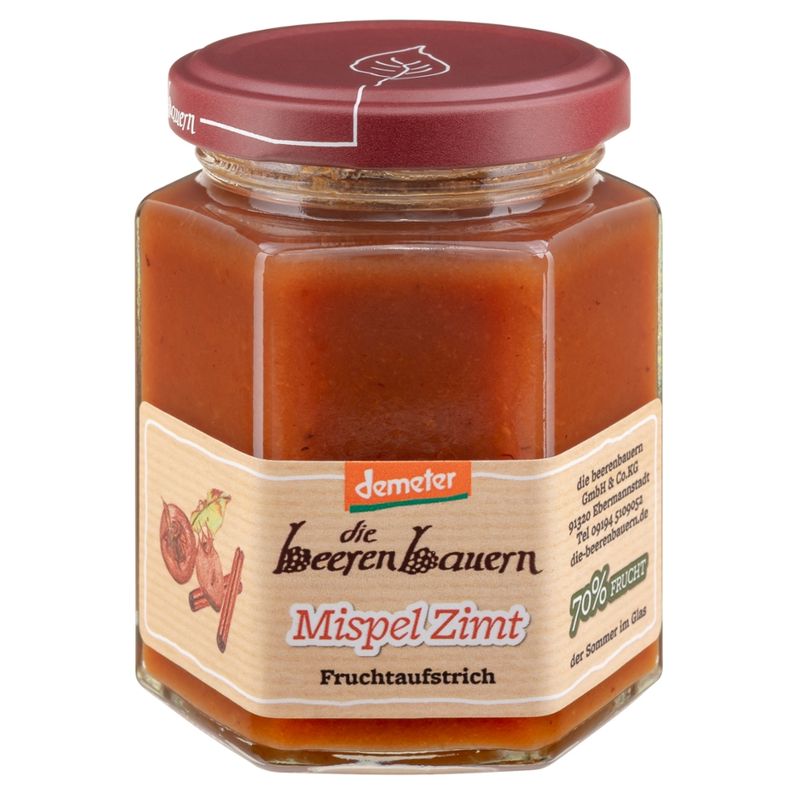 die beerenbauern Mispel-Zimt Fruchtaufstrich - Produktbild