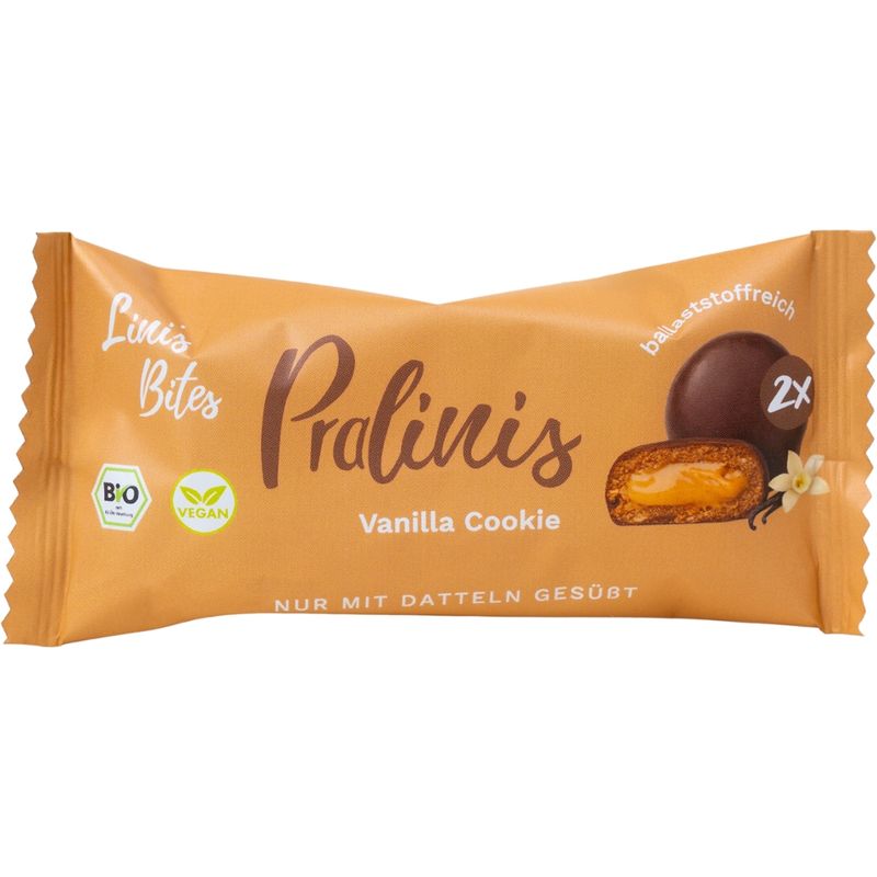 Lini's Bites Bio Vanilla Cookie Pralinis - Produktbild