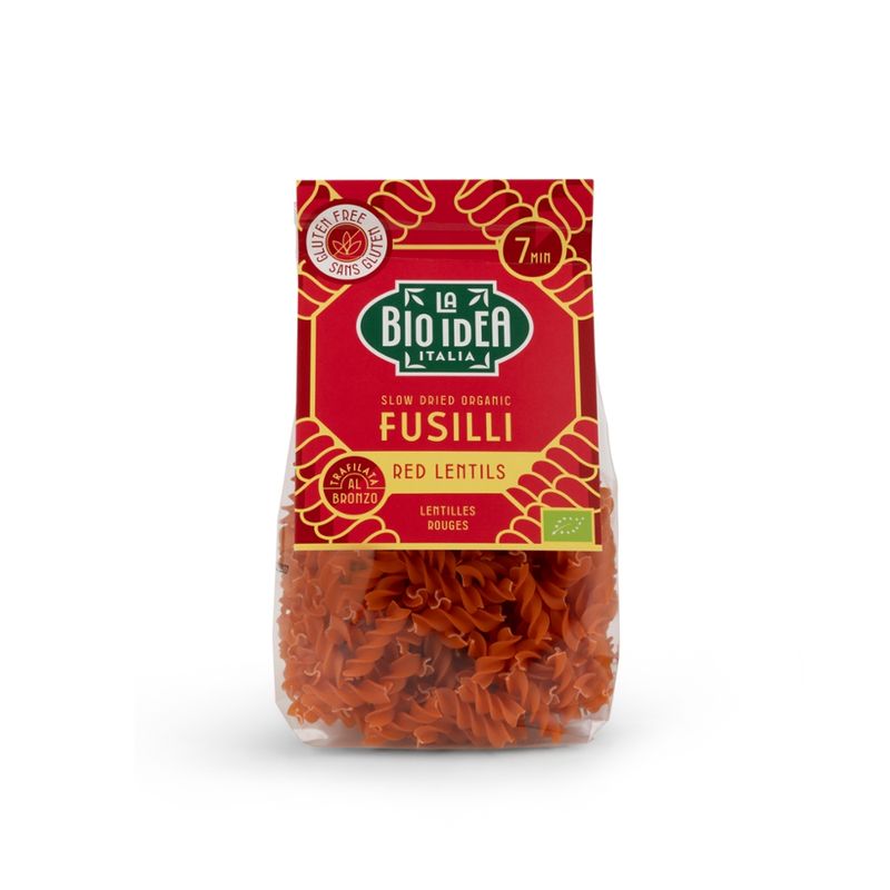 La Bio Idea Rote Linsen-fusilli - Produktbild