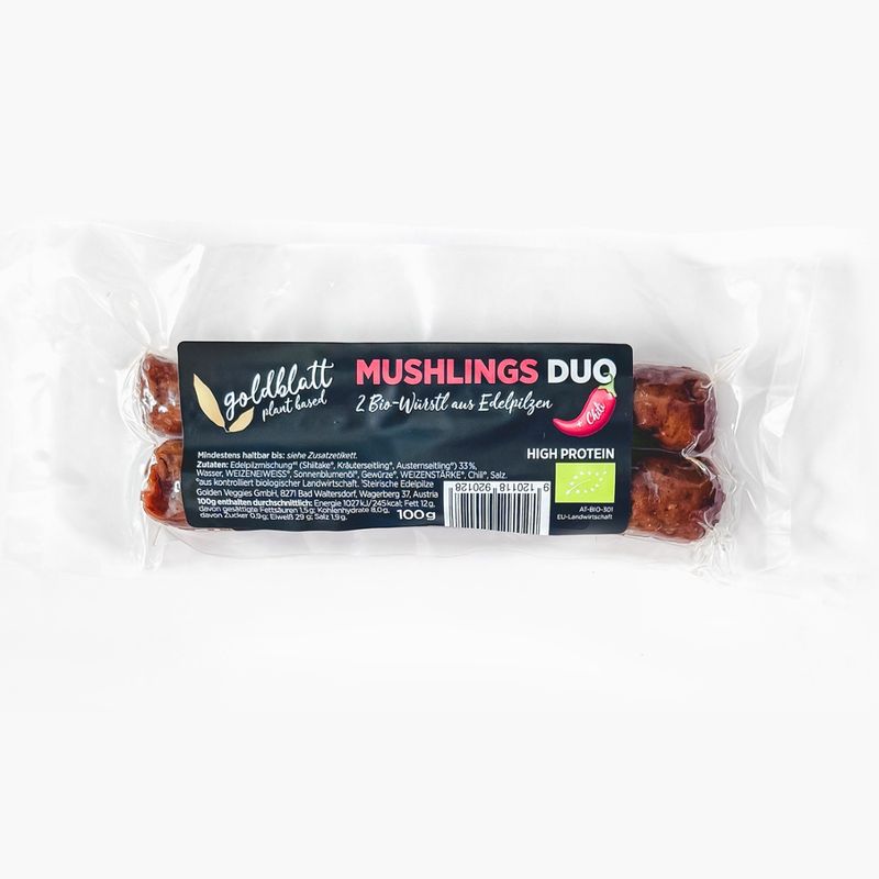 Goldblatt Goldblatt Plant Based BIO Mushlings Duo Chili - Produktbild