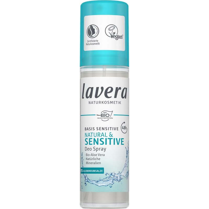 lavera Deo Spray basis sensitiv NATURAL & SENSITIVE - Produktbild