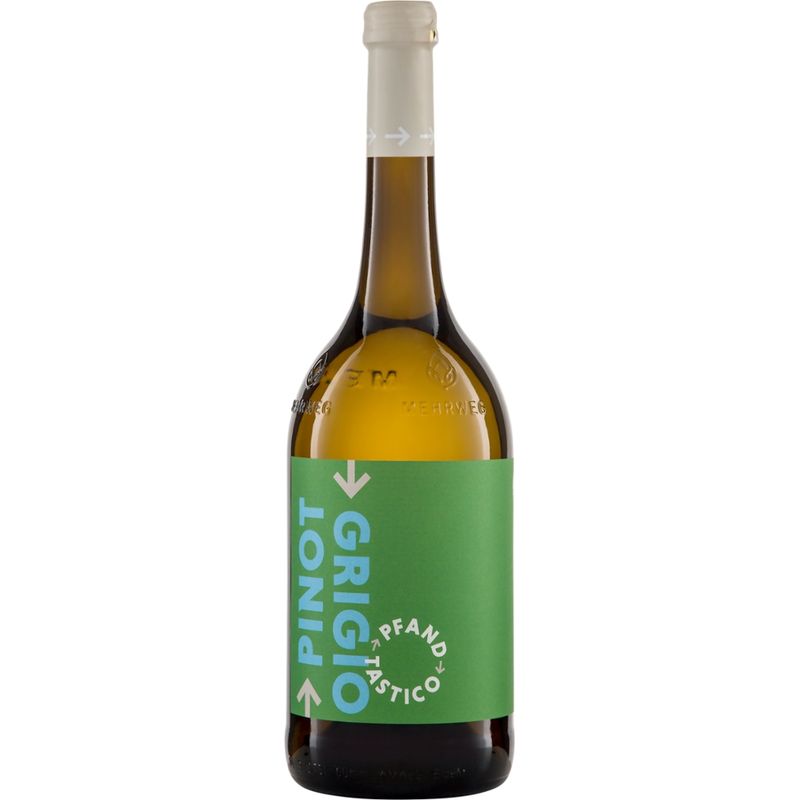 Riegel Eigenmarke PFANDtastico Pinot Grigio Italia 0,75l Mehrweg - Produktbild