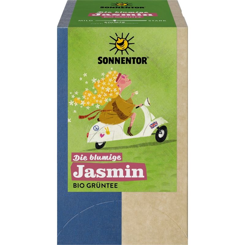 Sonnentor Die blumige Jasmin Tee, Doppelkammerbeutel - Produktbild