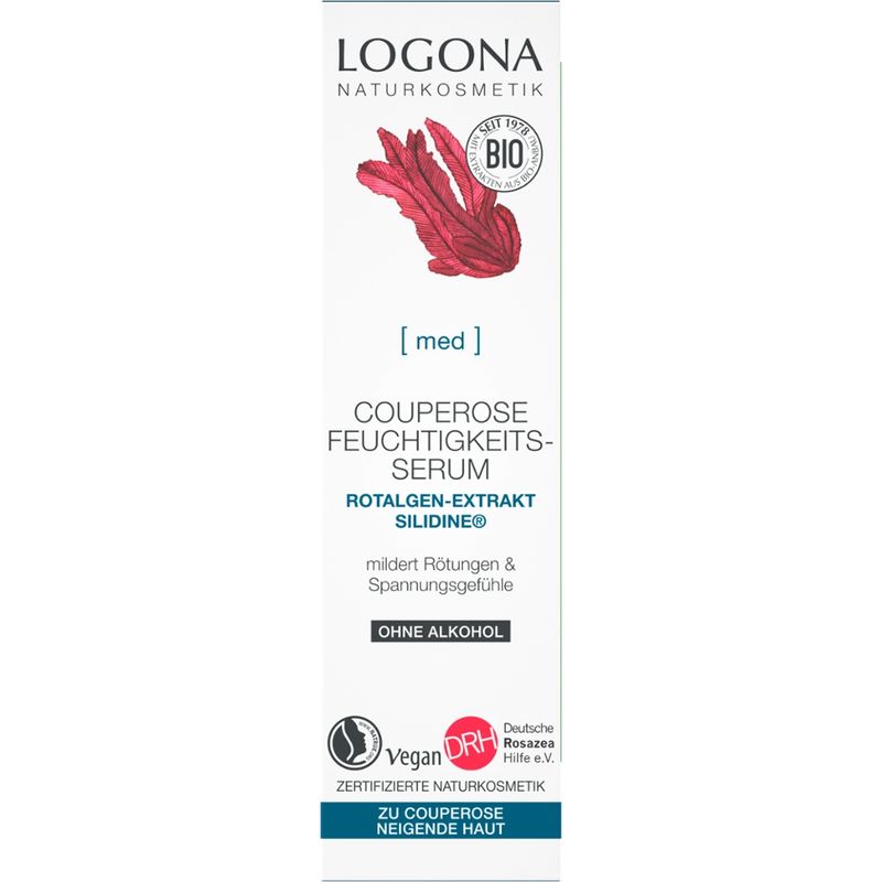 Logona MED Couperose Feuchtigkeits-Serum Rotalgenextrakt SILIDINE - Produktbild