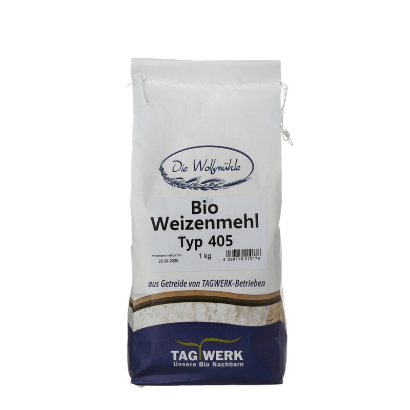 TAGWERK Weizenmehl 405 Wolfmühle - Produktbild