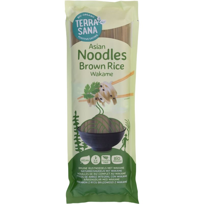 TerraSana Naturreisnudeln mit Wakame - Produktbild