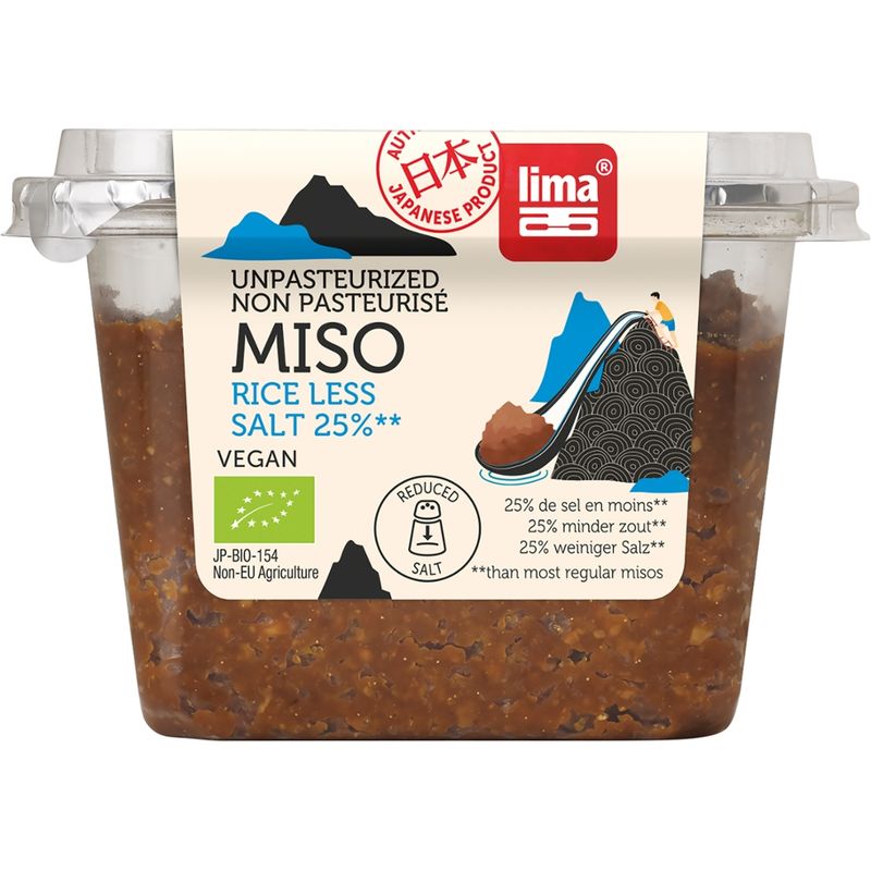 Lima Rice Miso 25% less Salt nicht pasteurisiert - Produktbild
