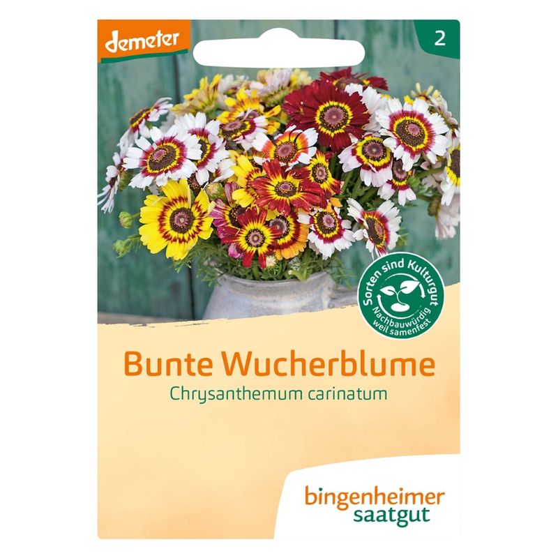 Bingenheimer Saatgut Bunte Wucherblume - Blumen (Saatgut) - Produktbild