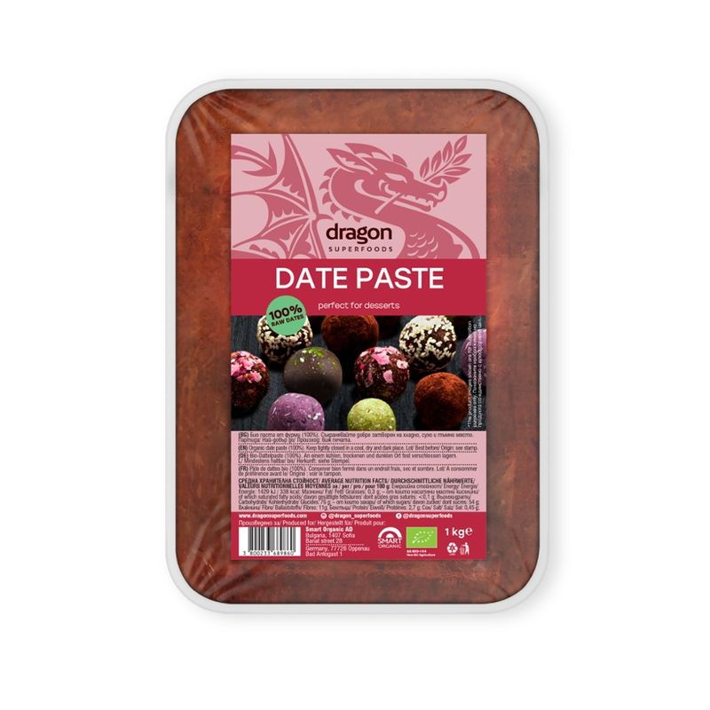 Dragon Superfoods Bio Dattelpaste, Dragon Superfoods, 1kg - Produktbild