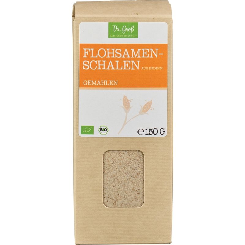 Biologische Präparate Dr. Groß Flohsamenschalen gemahlen bio - Produktbild