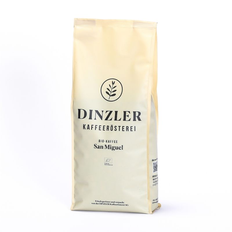 DINZLER Kaffeerösterei BIO Kaffee San Miguel Organico - 250g Beutel Bohnen - Produktbild