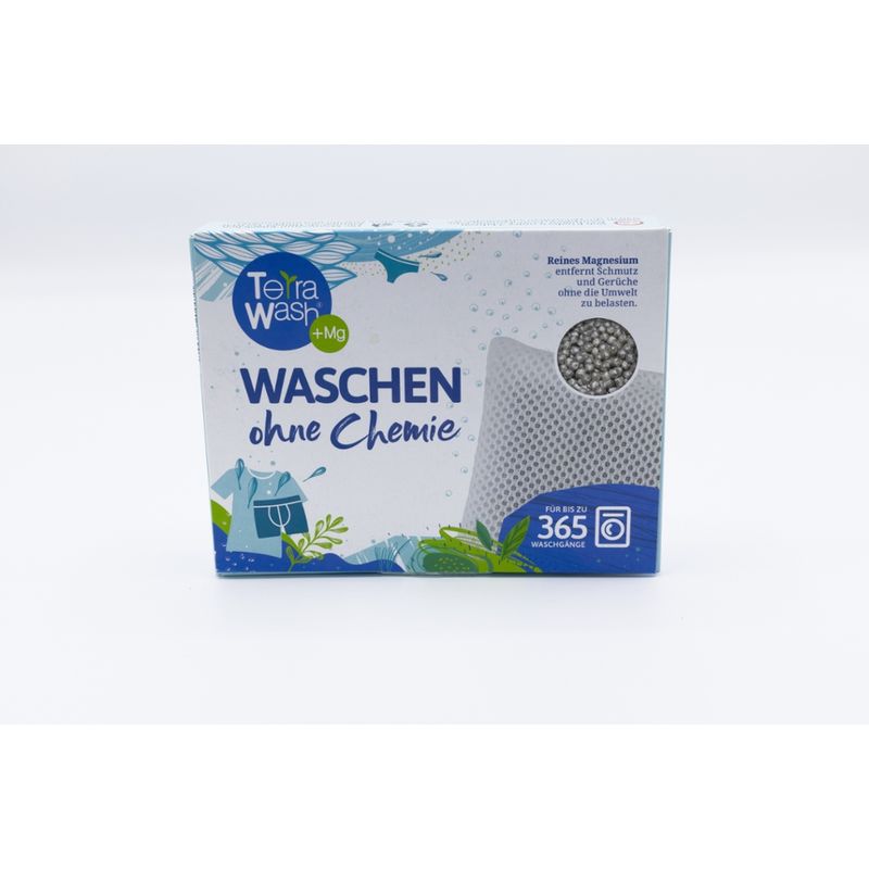 memo Handelsware TerraWash +Mg Waschkissen mit Magnesiumkugeln - chemiefreier Waschmittelersatz - Produktbild