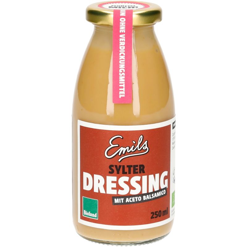 Emils Biomanufaktur Bioland Sylter Dressing + Balsamico 250 ml - Produktbild