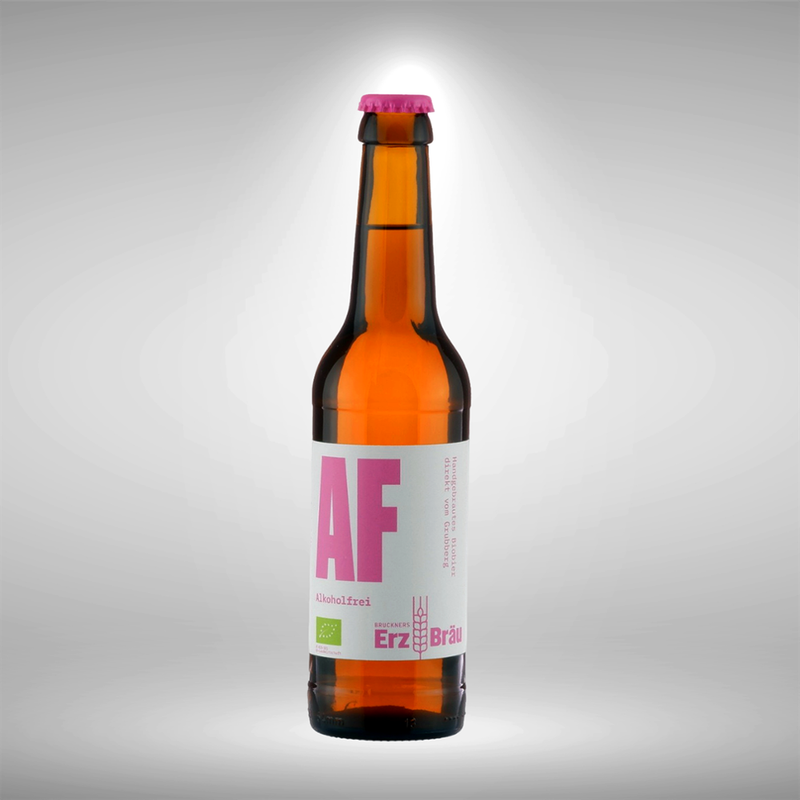 Erzbraeu Bio Alkoholfrei 330 ml - Gehopftes alkoholfreies Märzenbier. - Produktbild