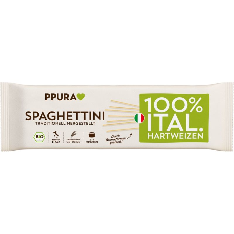 PPURA BIO Spaghettini aus ital. Hartweizen - Produktbild