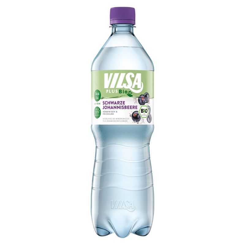 VILSA VILSA Plus schwarze Johannisbeere Bio 6x1,0l PET EW - Produktbild