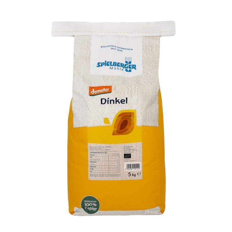 Spielberger Mühle Dinkel, demeter – für Familien & Vorrat - Produktbild