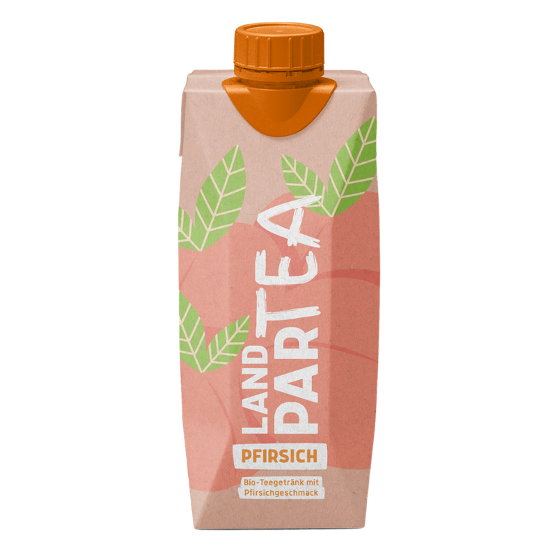 Landpark Bio-Quelle LandparTEA Bio Pfirsich 0,5l Tetra Pak - Produktbild