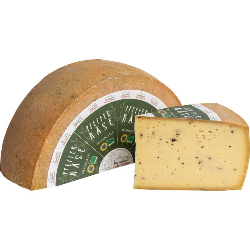 Dorfkäserei Geifertshofen 1/2 Geifertshofener Pfefferkäse - Produktbild