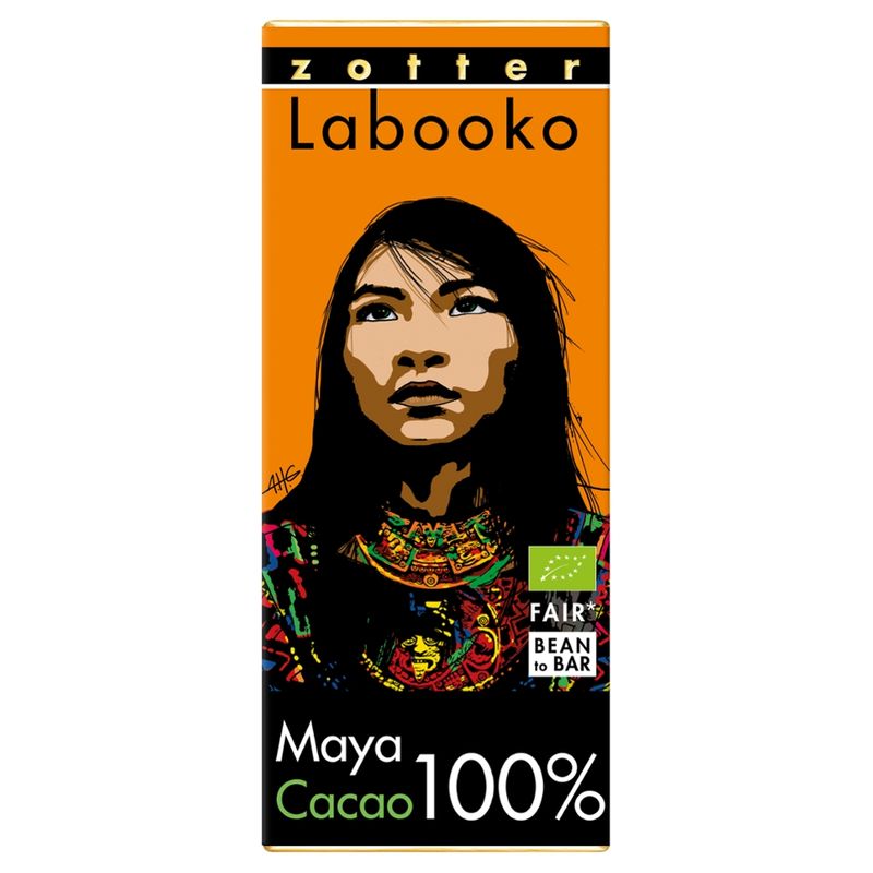 Zotter Schokolade Labooko - 100% Maya Cacao - Produktbild