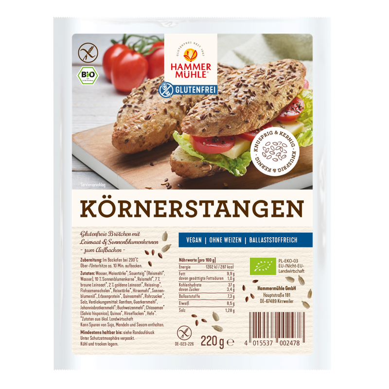 Hammermühle Bio Körnerstangen gf - Produktbild