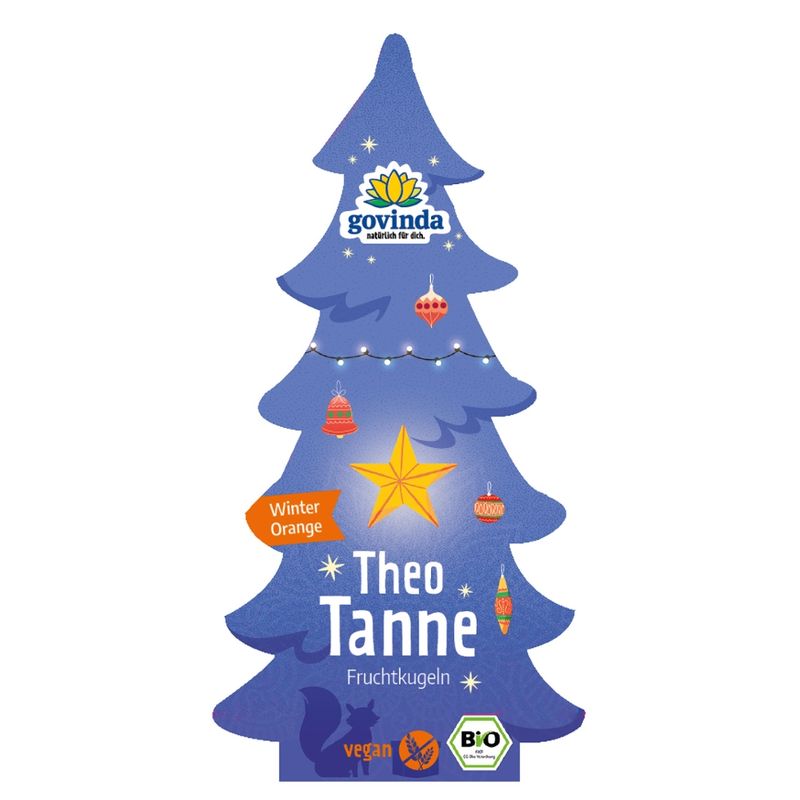 Govinda Theo Tanne Fruchtkugeln mit Lebkuchengewürz und Orangenöl - Produktbild