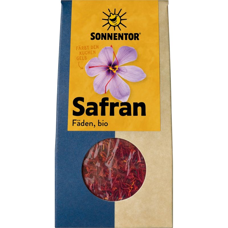 Sonnentor Safranfäden ganz, Packung - Produktbild