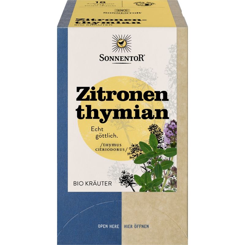 Sonnentor Zitronenthymian, Doppelkammerbeutel - Produktbild