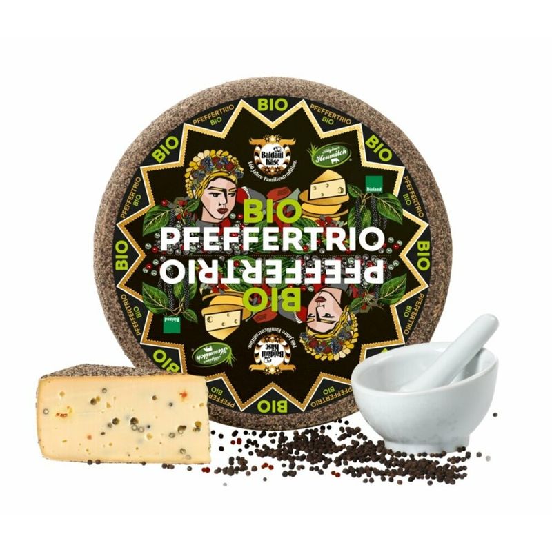 Baldauf Käse Bio Baldauf Pfeffertrio - Produktbild
