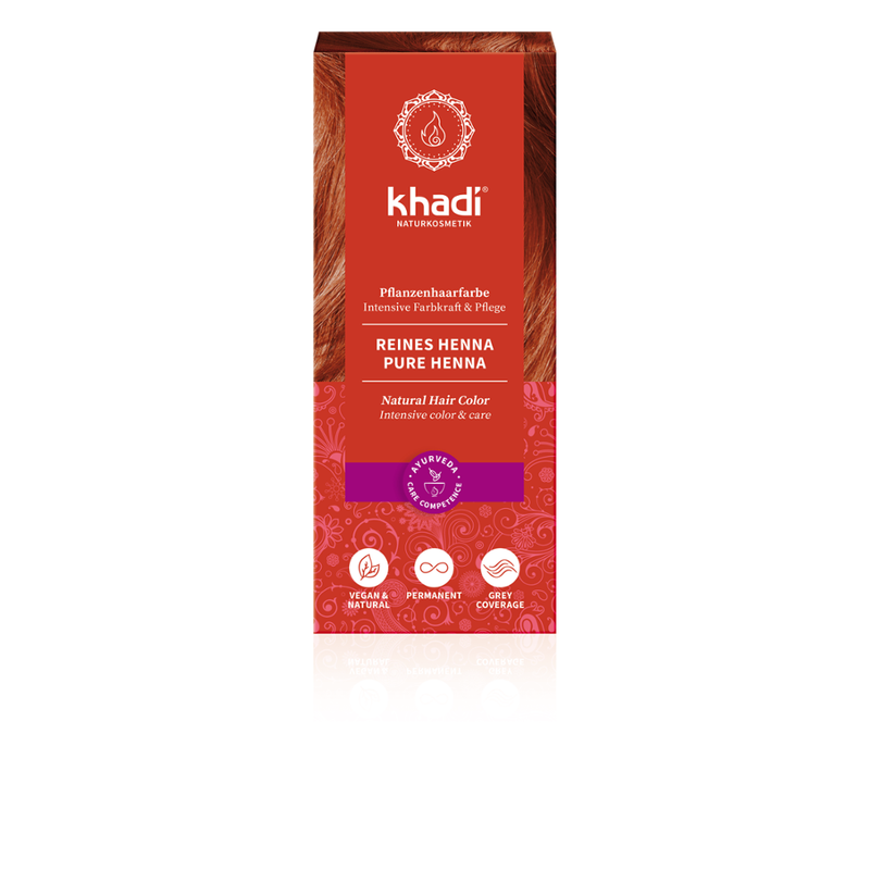 khadi Naturprodukte khadi Pflanzenhaarfarbe Reines Henna - Produktbild
