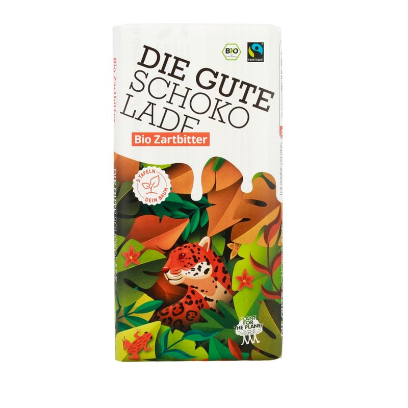Die Gute Schokolade Die Gute Schokolade Zartbitter Bio Vegan - Produktbild