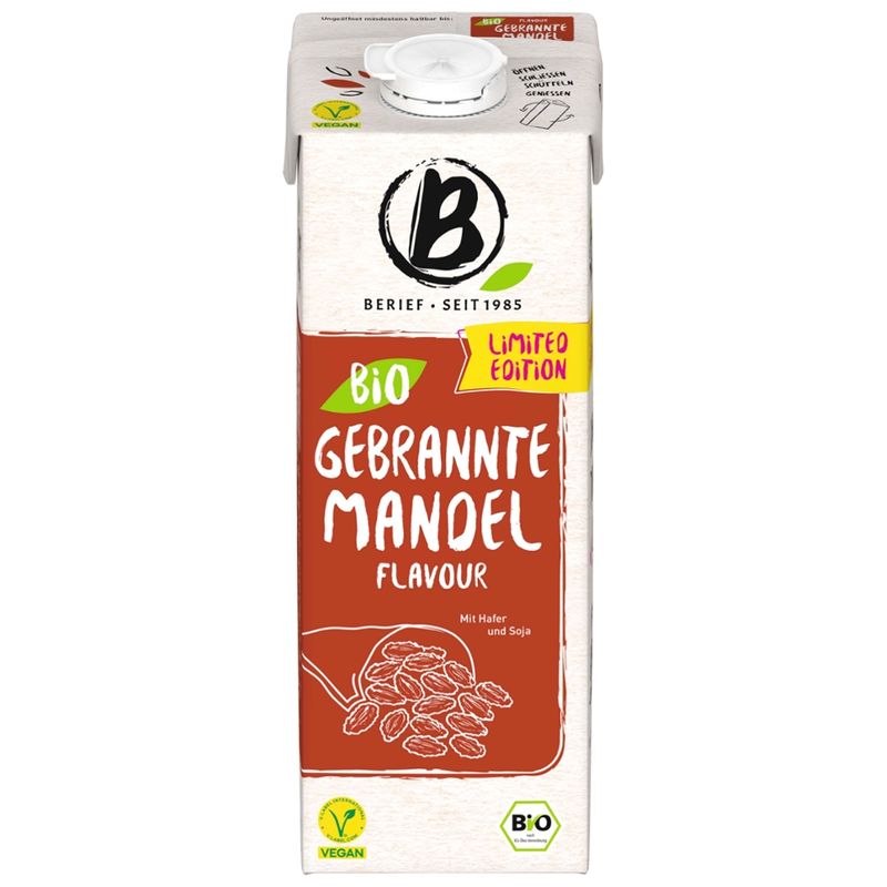 Berief  BERIEF Bio Gebrannte Mandel Flavour Limited Edition Drink - Produktbild