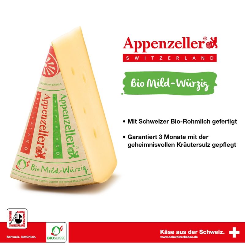 Lustenberger & Dürst SA (Le Superbe) BIO Appenzeller mild-würzig 3Mo 1-Laib - Produktbild