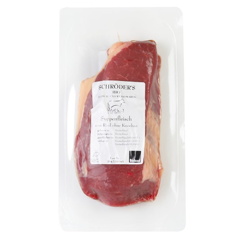 Schröder's Bio Fleisch- und Wurstwaren Suppenfleisch vom Rind ohne Knochen - Produktbild