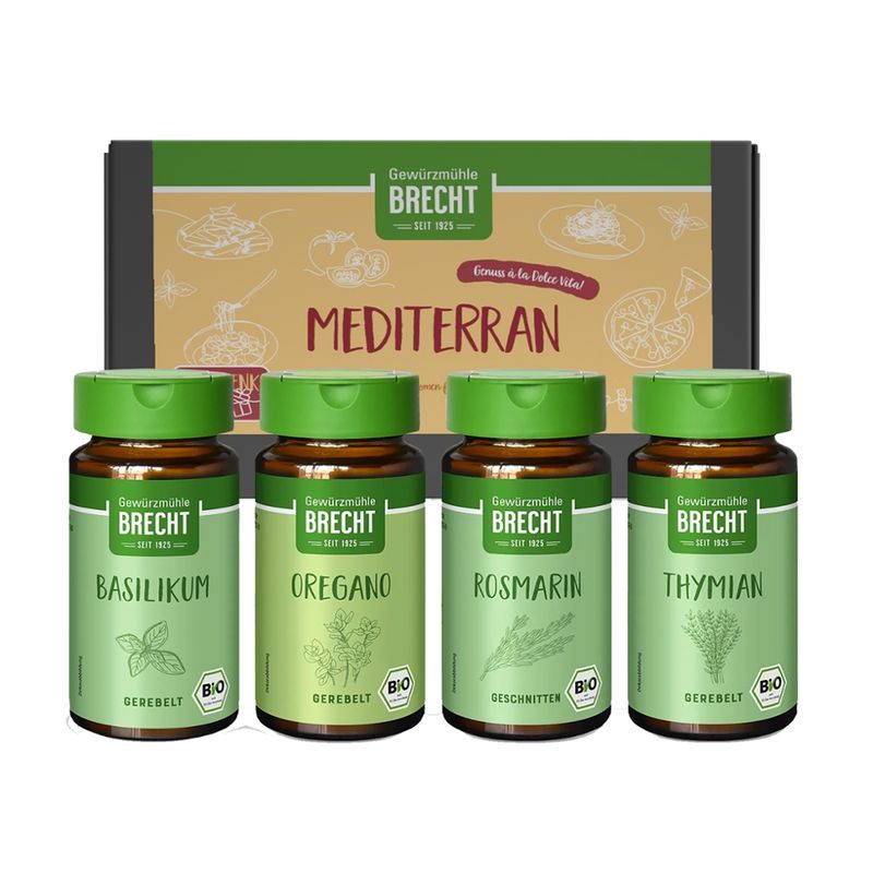 Gewürzmühle Brecht Geschenkbox "Mediterran" - Produktbild