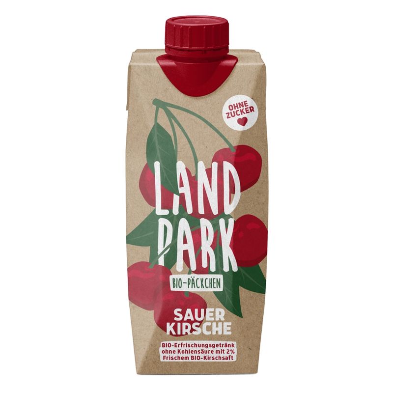 Landpark Bio-Quelle Landpark Bio-Päckchen Sauerkirsche 12x0,5 - Produktbild