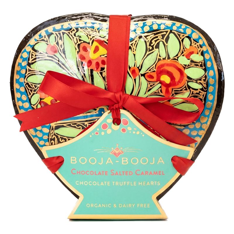 Booja Booja ARTIST´S COLLECTION - CHOCOLATE SALTED CARAMEL TRUFFLE HEART BOX - Produktbild