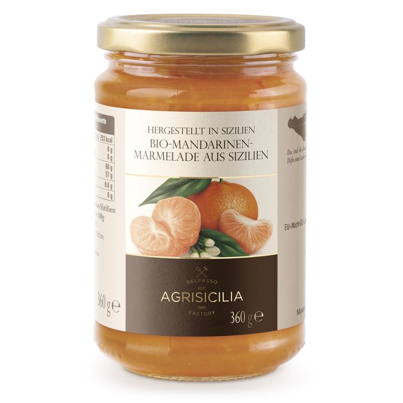 Agrisicilia Organische sizilianische Mandarinenmarmelade - Produktbild