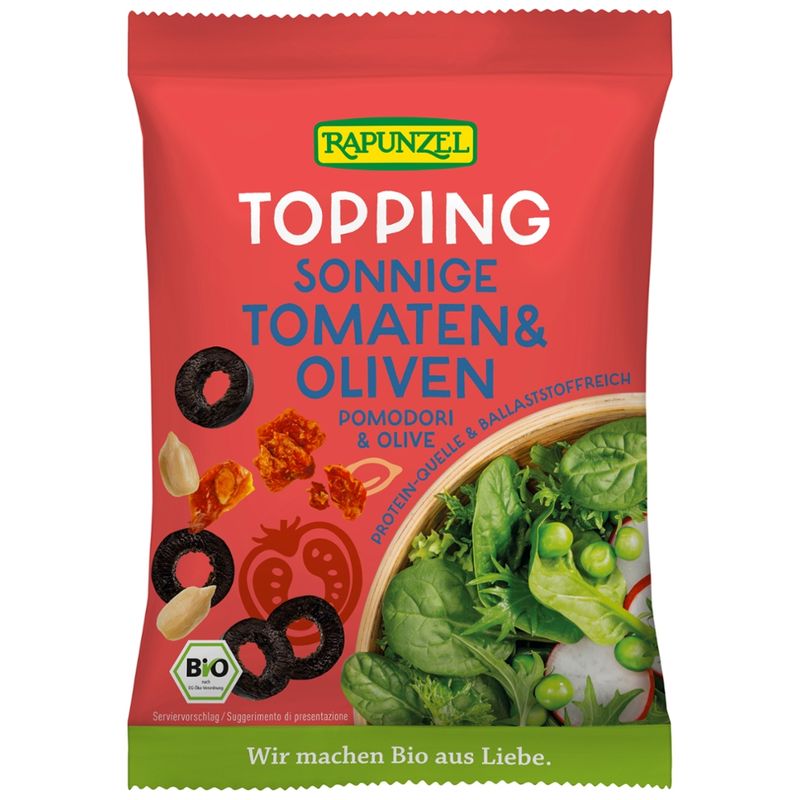 Rapunzel Topping Sonnige Tomaten & Oliven - Produktbild