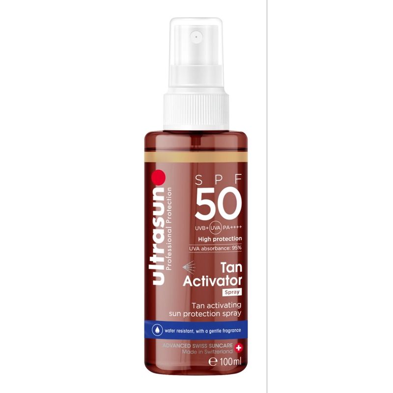 Ultrasun Tan Activator Spray SPF50 100ml - Produktbild