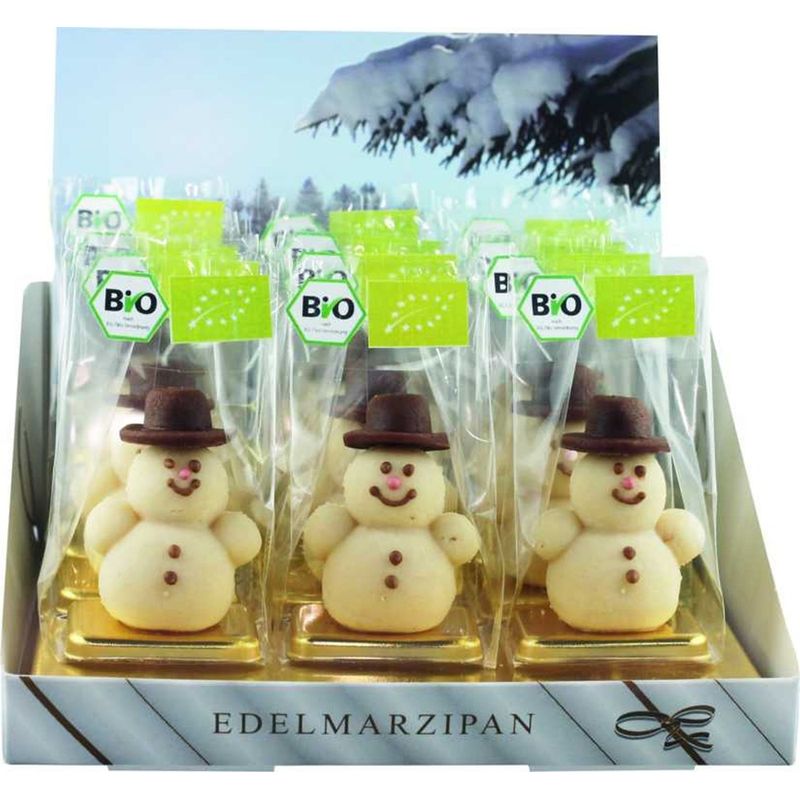 Funsch Marzipan BIO Schneemann - Produktbild