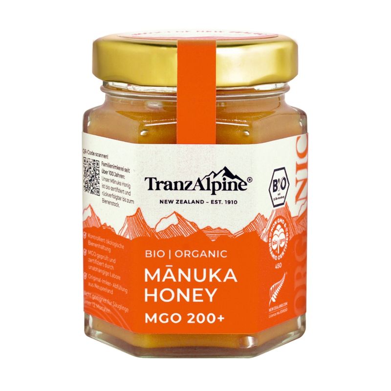 HOYER TranzAlpine Bio Manukahonig MGO 200+ - Produktbild