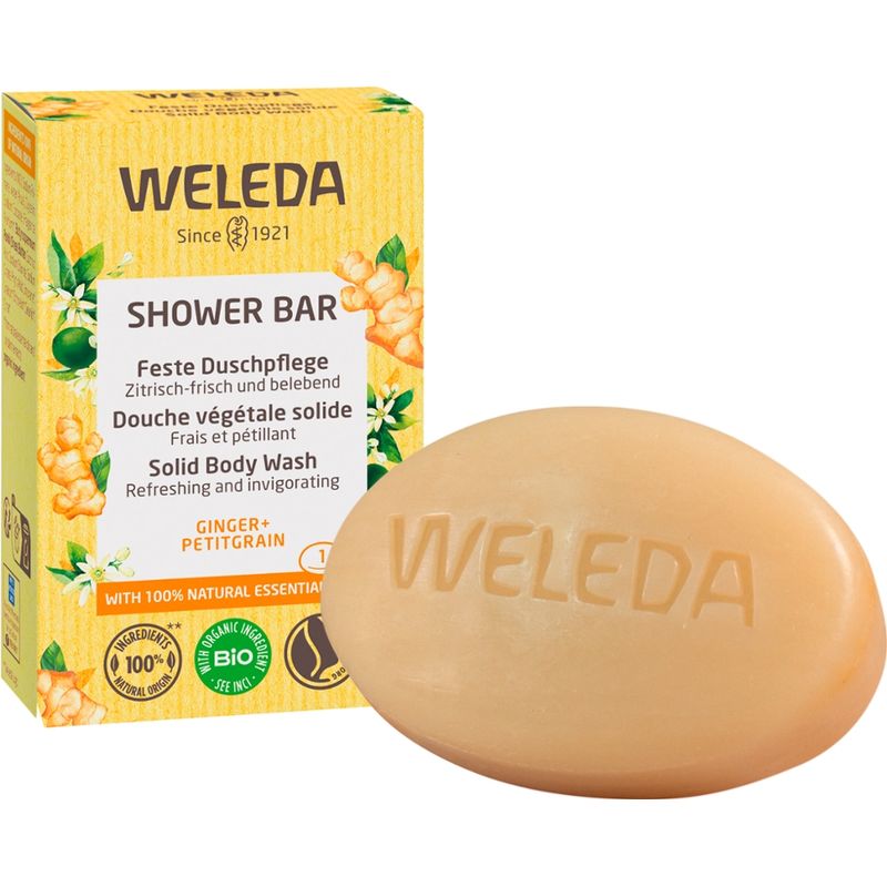 Weleda WELEDA Feste Duschpflege Ginger+Petitgrain - Produktbild