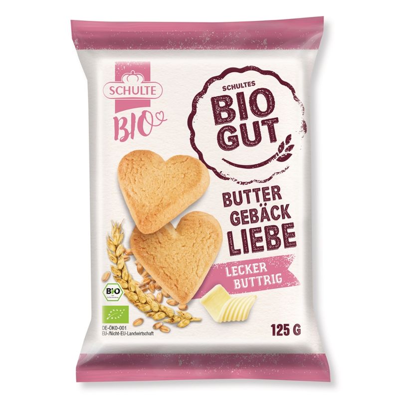 Schulte BioGut  Butter Herzen - Produktbild