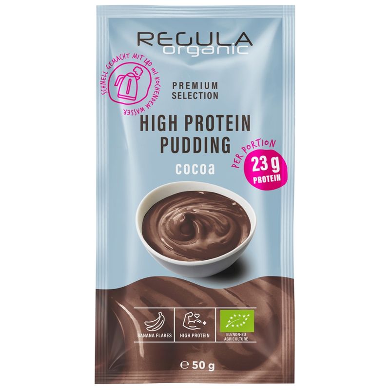 Regula Organic Bio Protein Pudding chocolate - Produktbild