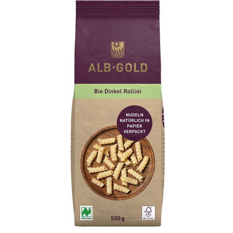ALB-GOLD AG Bio Dinkel Rollini (Papier) 500g - Produktbild