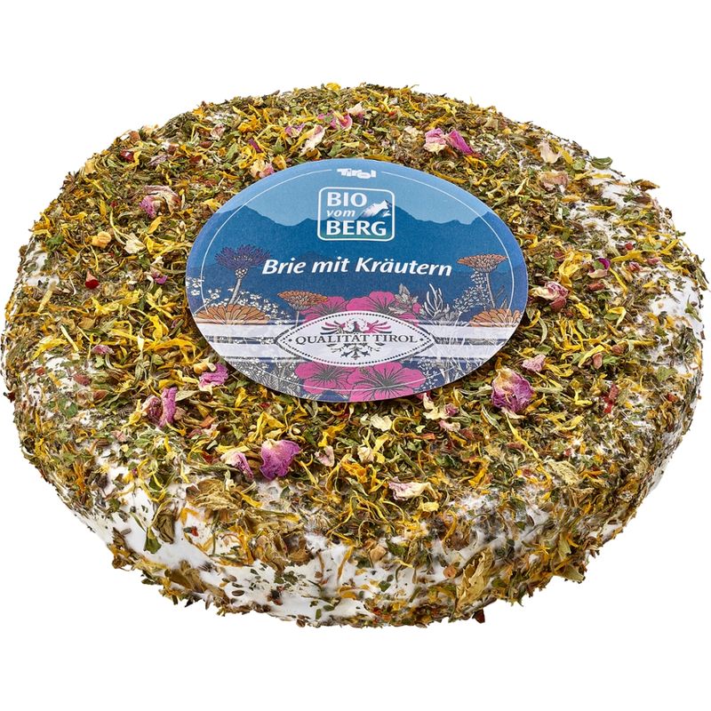 BIOvomBERG BIO vom BERG Tiroler Bio-Bio-Brie mit Kräuter ca.1kg - Produktbild