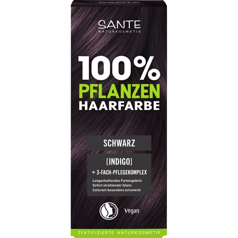Sante SANTE 100% Pflanzenhaarfarbe mit 3-Fach Pflegekomplex SCHWARZ 05 - Produktbild