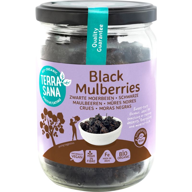 TerraSana Schwarze Maulbeeren - Produktbild
